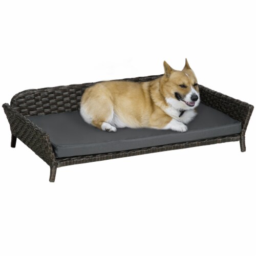 Rattan pet on sale bed big w