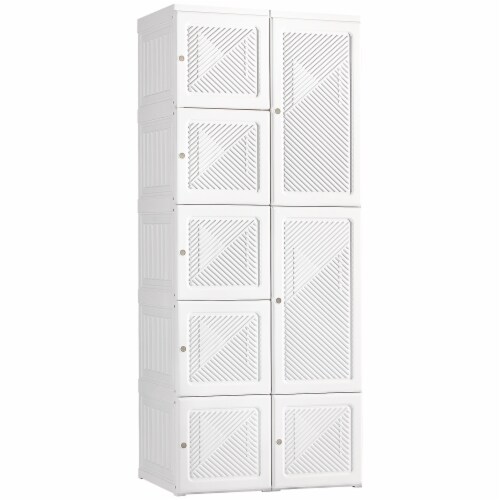 Portable Wardrobe Closet Foldable Clothes Cabinet Organizer w