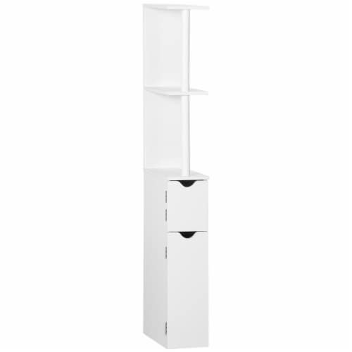 kleankin Short Bathroom Storage Cabinet, Cabinet Organizer with 1