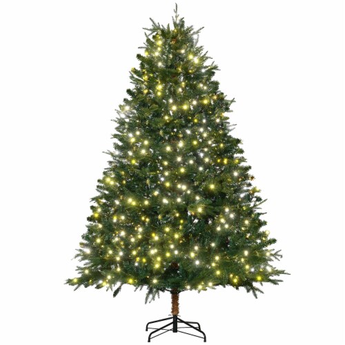 7' Prelit Artificial Christmas Tree Holiday Decoration w/ 2393 Tips, LED light, 1 Unit Fred Meyer