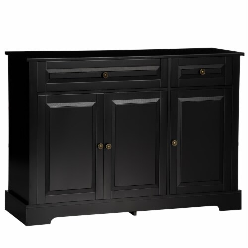 Modern Sideboard Buffet Cabinet with Adjustable Shelves and