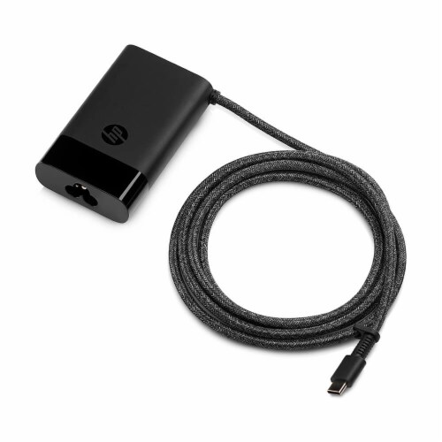 HP 671R2 USB-C 65W Laptop Charger Perspective: front