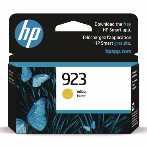 Hewlett Packard 923 Yellow Original Ink Cartridge (4K0T2LN) Perspective: front