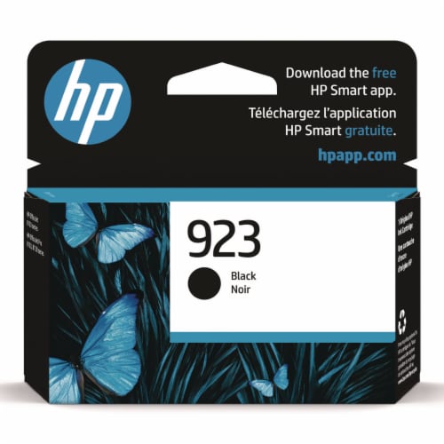 Hewlett Packard 923 Black Original Ink Cartridge (4K0T3LN) Perspective: front