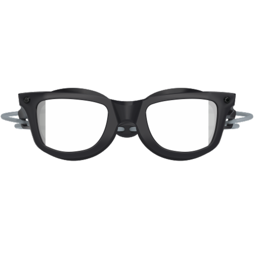 Speedo Junior Seasider Mirror 334 Goggles - Black Perspective: front