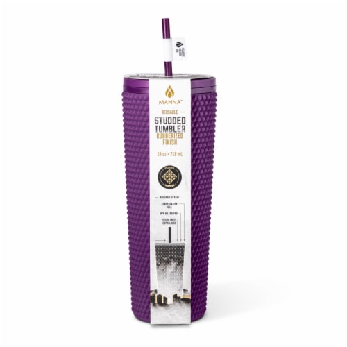 Manna™ Rubberized Studded - Tumbler Perspective: front