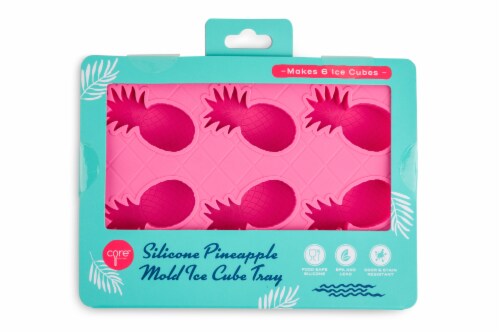Core™ Silicone Pineapple Mold Ice Cube Tray Perspective: front