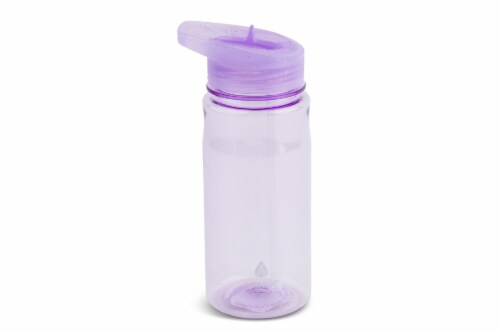 Manna Purple Glitter Beverage Bottle Perspective: front