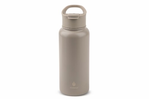 Manna Timber Bottle - Grey Perspective: front
