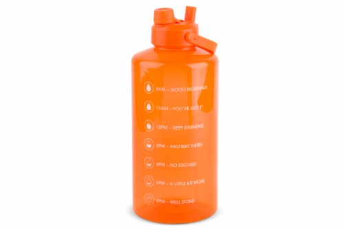 Manna Dual Lid Bottle - Orange Perspective: front