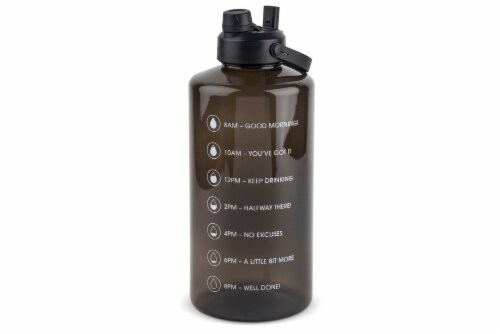 Manna Dual Lid Bottle - Black Perspective: front