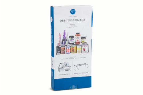 Core Kitchen Expandable Cabinet Shelf Organizer Perspective: front