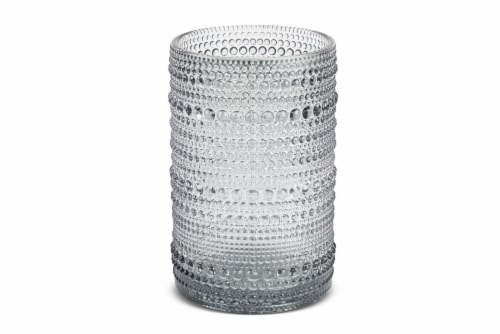 Core Home Bubble Drinking Glass - Gray Perspective: front