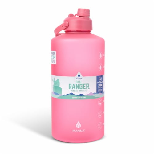Manna Dual Lid Bottle - Pink, 1 gal - Gerbes Super Markets