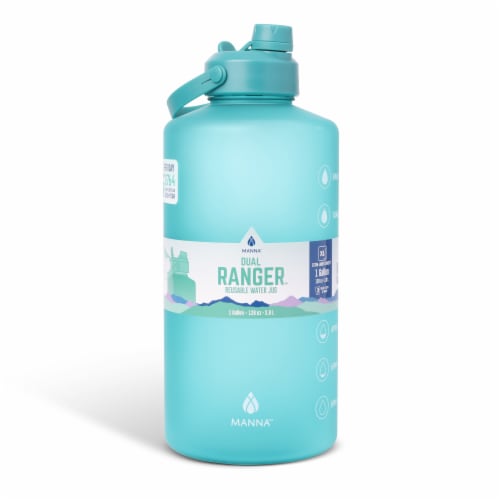 Manna Dual Lid Bottle - Blue, 1 gal - Gerbes Super Markets
