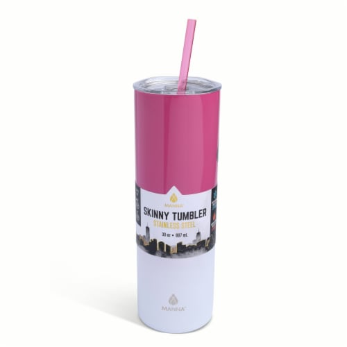 Manna Skinny Tumbler - Pink Perspective: front