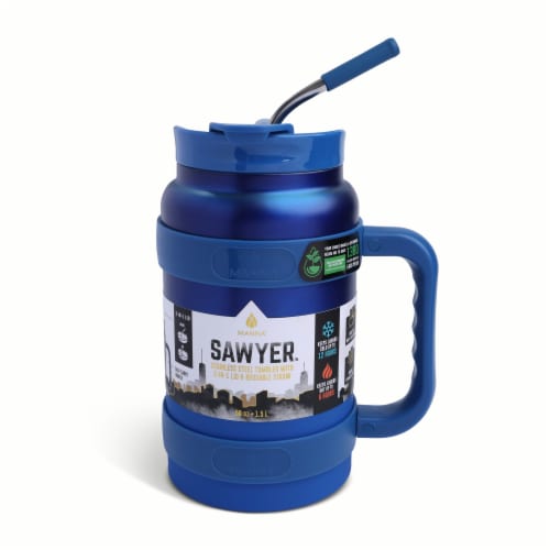Manna Sawyer Bottle - Blue Perspective: front