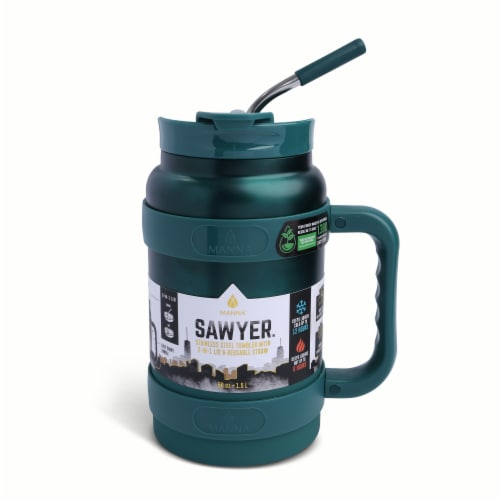 Manna Sawyer Bottle - Green Perspective: front