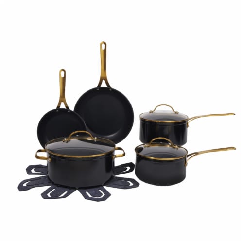 Core Kitchen® Constellation Cookware Set - Black Perspective: front