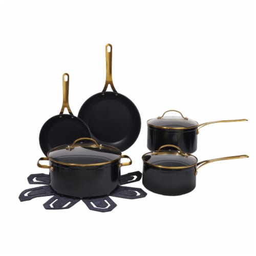 T-fal Comfort Nonstick Cookware Set - Black, 14 pc - Ralphs