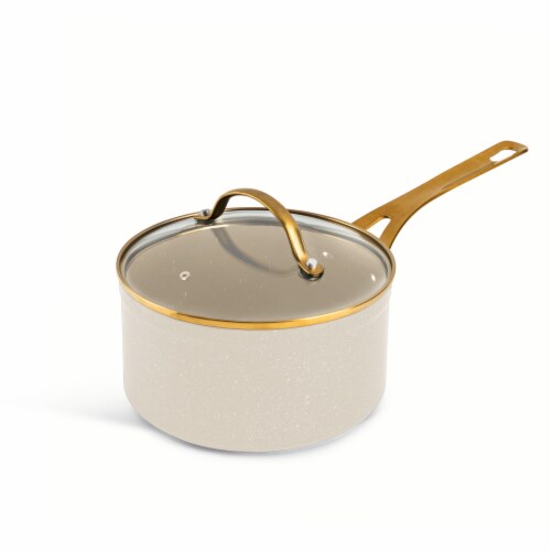 Core Kitchen® Constellation Sauce Pan - Cream Perspective: front