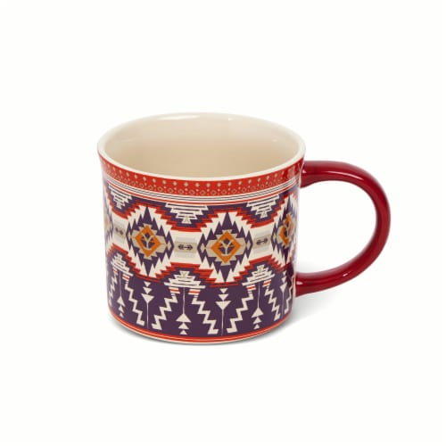 Yellowstone Mug Aztec Print Perspective: front