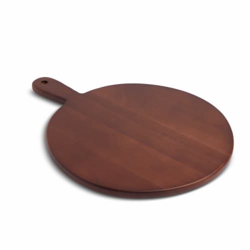 Core Home Organic Round Paddle Board Walnut Stain Perspective: front