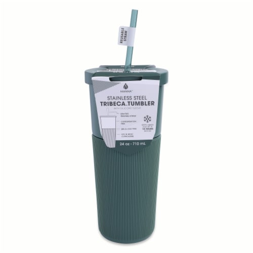 Manna™ Mug Tribeca™ Tumbler - Green Perspective: front