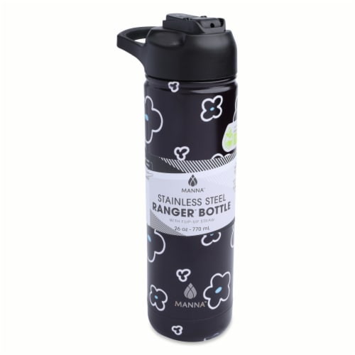 Manna™ Flower Ranger™ Bottle - Black Perspective: front