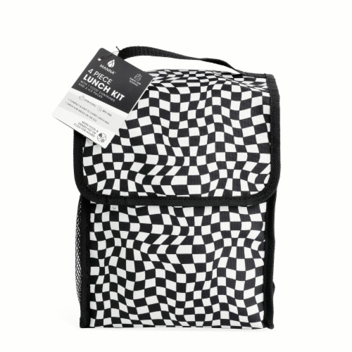 Manna 4 Piece Lunch Kit - Black Perspective: front