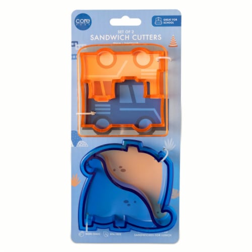 Core Home Train & Dinosaur Sandwich Cutters Perspective: front