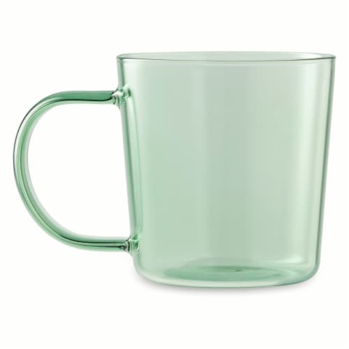 Core Home™ Glass Mug Green Perspective: front