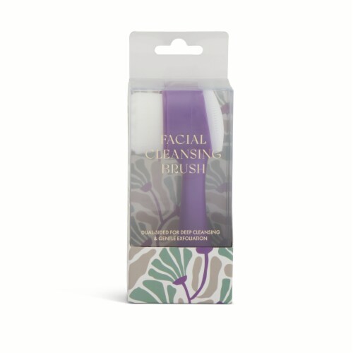 Core Home Double Sided Cleansing Brush - Purple Perspective: front