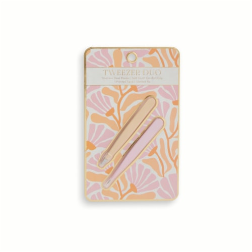 Core Home Printed Stainless Steel Tweezers Set Perspective: front