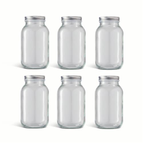 Core Home Glass Storage Jars Perspective: front