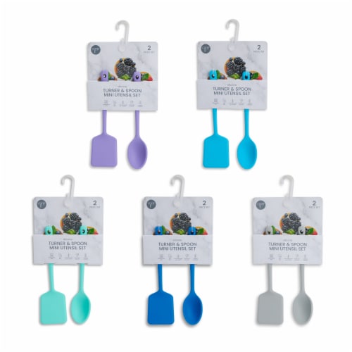 Core™ 2-Piece Mini Silicone Utensil Set Perspective: front