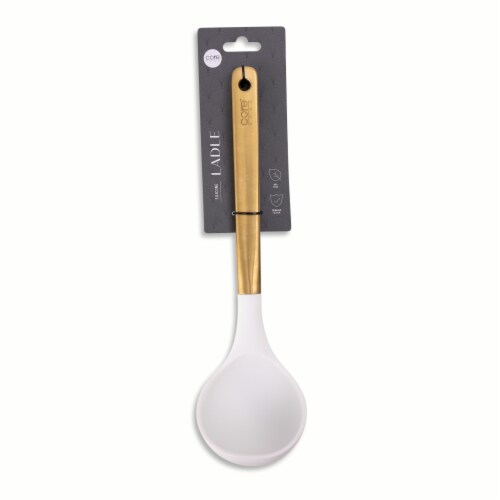 Core Home™ Black and Gold Ladle Perspective: front
