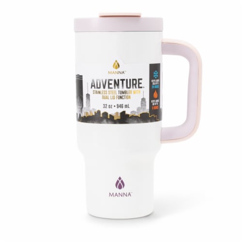 Manna™ Adventure™ Handled Tumbler - Cream Shimmer Perspective: front