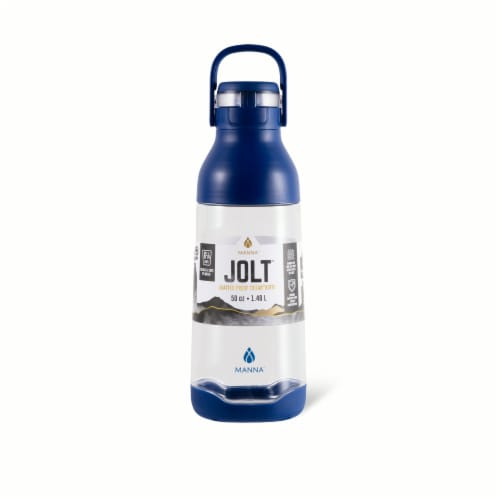 Manna™ Jolt™ Bottle - Blue Perspective: front