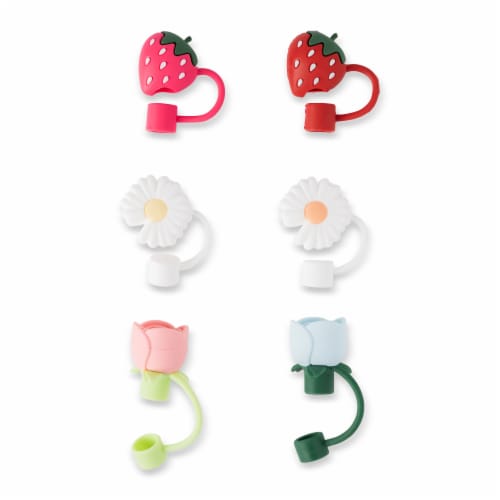 Manna Figural Straw Toppers Perspective: front
