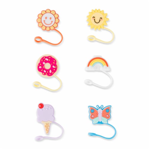 Manna Figural Straw Toppers Kids Perspective: front