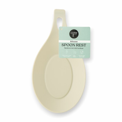 Core Kitchen™ Silicone Spoon Rest Beige Perspective: front