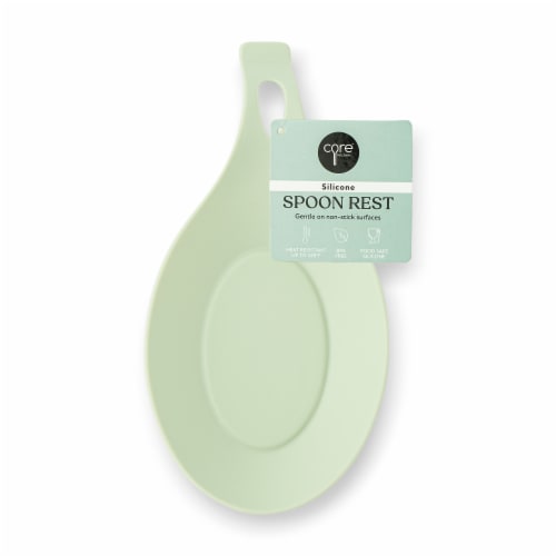Core Kitchen™ Silicone Spoon Rest Sage Perspective: front