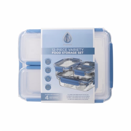 Manna™ Food Storage Set - Blue Perspective: front