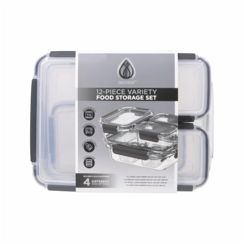Manna™ Food Storage Set - Black Perspective: front