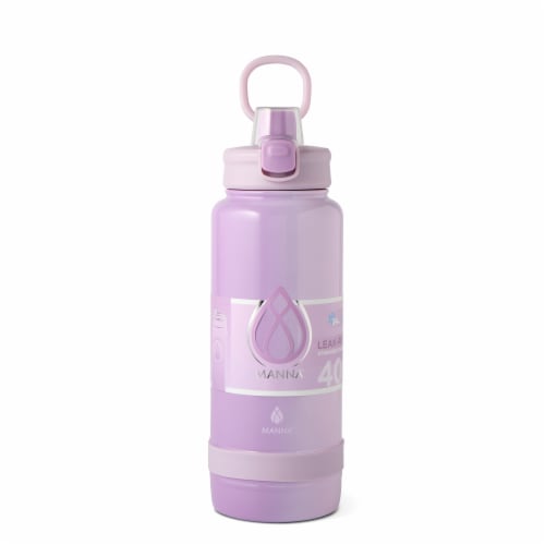 Manna™ Push Bottle - Purple Ombre Perspective: front