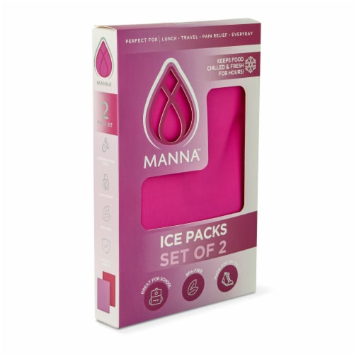 Manna™ Soft Ice Pack - Pink Perspective: front