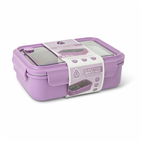 Manna™ Bento Box - Purple Perspective: front