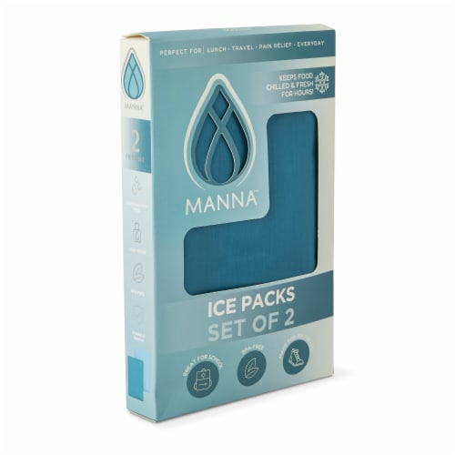 Manna Soft Ice Pack - Blue Perspective: front