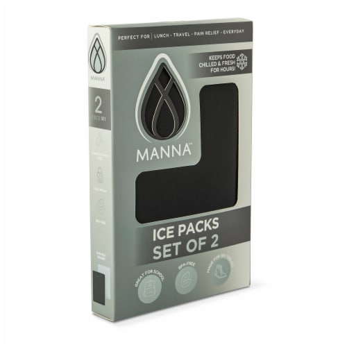Manna Soft ice Pack - Black Perspective: front